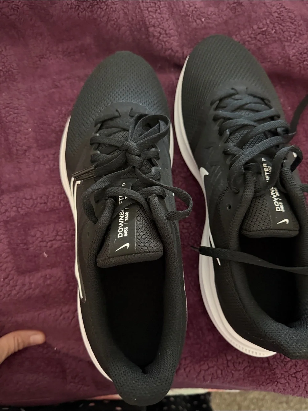 Nike Black and White Women's Running Shoes